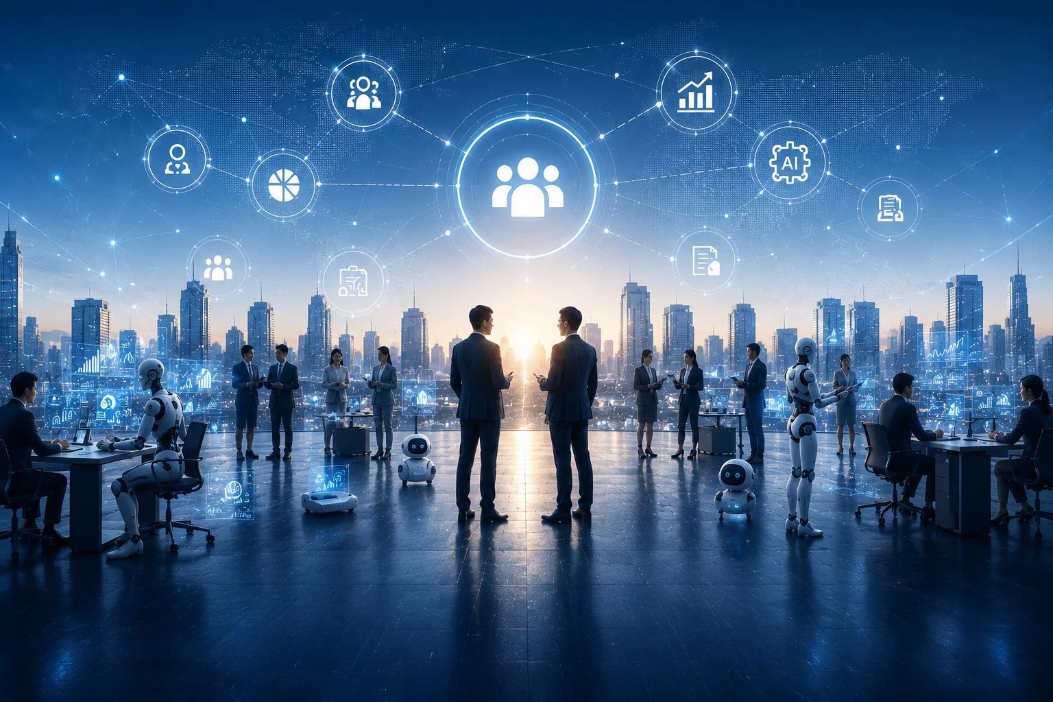 人とDigital Workforceが協働する未来のオフィス
